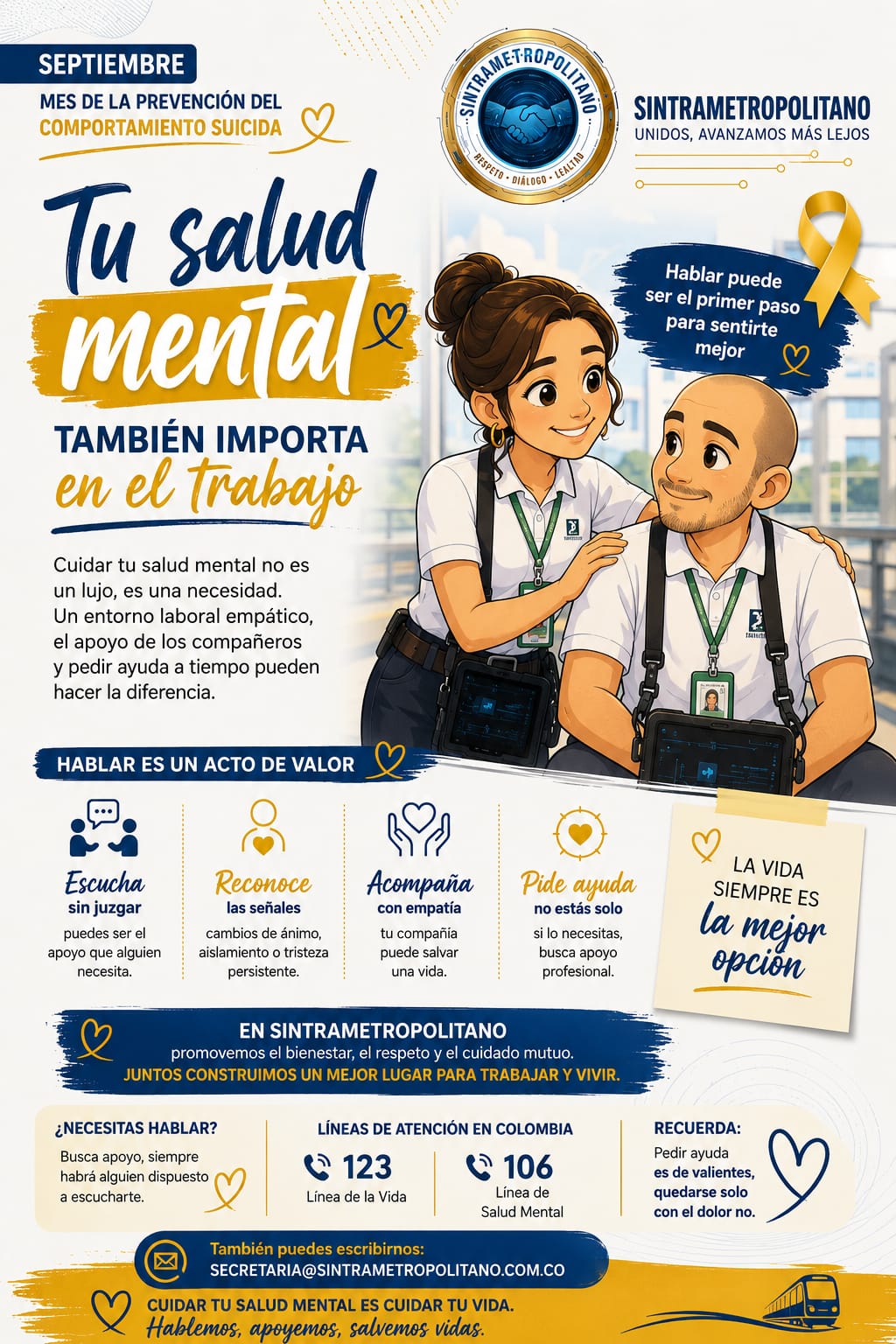 Mes de la prevención comportamiento suicida